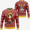 DivesArt - Luffy Ugly Christmas Sweater och Hoodie One Piece Anime Xmas
