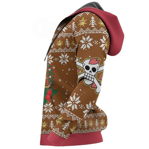 DivesArt - Glad Chopper Ugly Christmas Sweater och Hoodie One Piece Anime Xmas