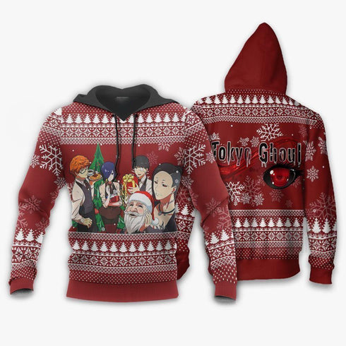 Divesart - Tokyo Ghoul Brutto maglione di Natale e felpa con cappuccio Idea regalo di Natale anime
