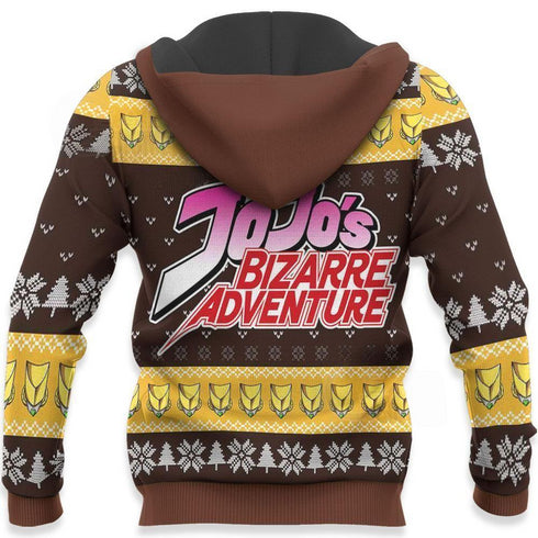 DivesArt - Dio Brando Ugly Christmas Tröja och Hoodie Jojo's Bizarre Adventure Xmas