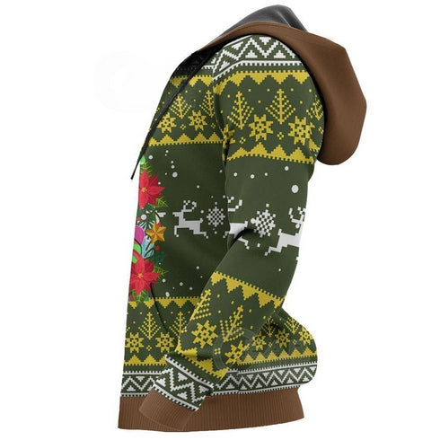 Divesart - Maglione di Natale brutto e felpa con cappuccio di Joseph Joestar JoJo's Anime Shirt