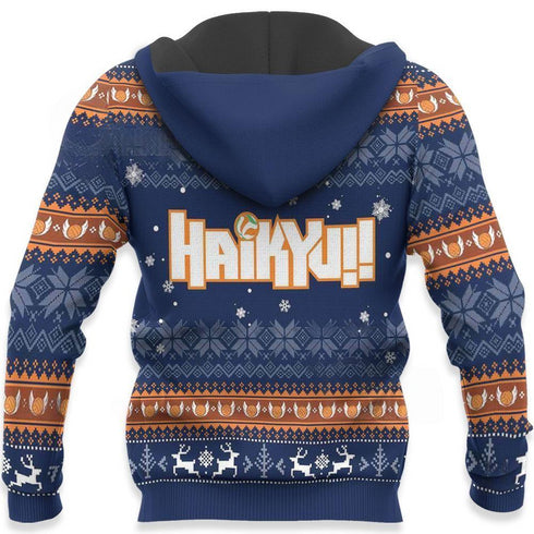 Divesart - Haikyuu Brutto maglione natalizio e felpa con cappuccio Haikyuu Anime Xmas Gift