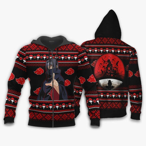 Divesart - Itachi Chrismast -Pullover Akatsuki Anime Weihnachtsgeschenk