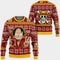 DivesArt - Rolig Luffy Ugly Christmas Sweater och Hoodie Custom One Piece Anime Xmas Presenter