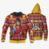 DiveSart - Luffy Ugly Christmas Pull and Hoodie Custom Wano One Piece Anime Otmas Cadeaux