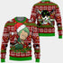 Divesart - Zoro Weihnachtspullover und Hoodie Custom One Piece Anime Weihnachtsgeschenke