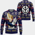 Divesart - Maglione di Natale Vegeta Super Saiyan Custom Anime Dragon Ball Regali di Natale
