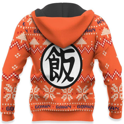 Gohan Christmas Sweater Custom Anime Dragon Ball Xmas Gifts