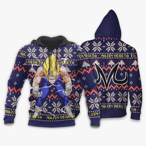 Divesart - Majin Vegeta Christmas Sweater Custom Anime DB Xmas Gifts