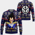 Divesart - Suéter de Navidad Prince Vegeta Custom Anime Dragon Ball Regalos de Navidad