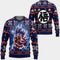 DivesArt - Goku Ultra Instinct Christmas Sweater Custom Anime Dragon Ball Xmas Presenter