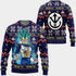 DivesArt - Vegeta Blue Christmas Sweater Custom Anime Dragon Ball Xmas Presenter