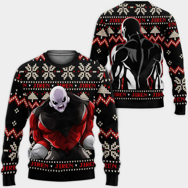 DiveSart - Jiren Ugly Christmas Pull et sweat à capuche Anime personnalisé Dragon Ball de Noël