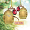 giftngon - Personalized Firefighter Christmas Ornament | Custom Shaped Ornament | Custom Name & Number New V1