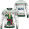 Divesart - Roronoa Zoro Anime White Anime Ugly Christmas Sweater and Hoodie Custom One Piece Anime Xmas Gifts