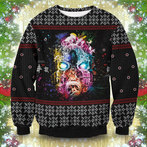 Divesart - Borderlands Psycho Unisex wollen trui - Ugly Christmas Sweater