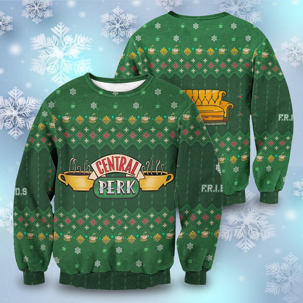 Divesart - Central Perk Unisex Wollpullover - Weihnachtspullover