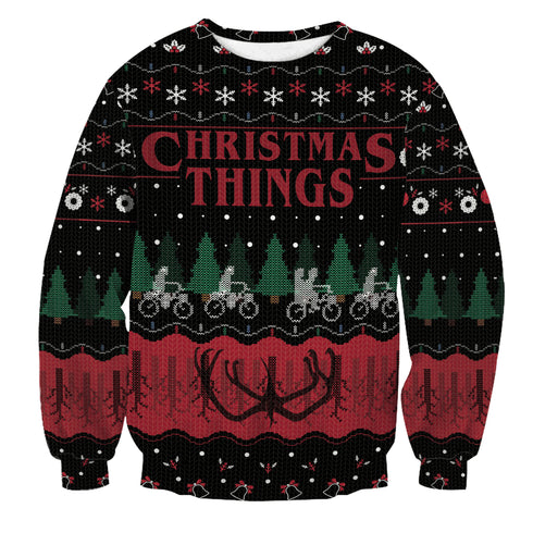 Divesart - Christmas Things Unisex Wool Sweater - Ugly Christmas Sweater