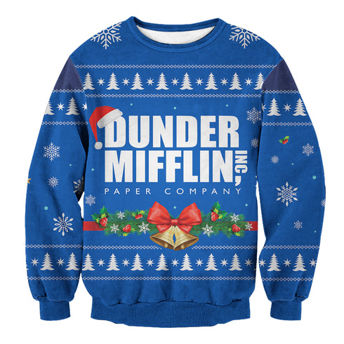 Divesart - Dunder Mifflin Holiday Unisex Wollpullover - Weihnachtspullover