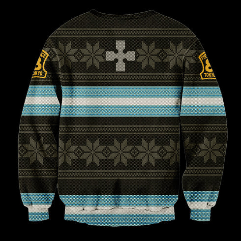 Fire Force Christmas Unisex Wool Sweater