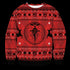 DiveSart - Pull de laine unisexe de Noël à l'alchimiste Fullmetal - Pull de Noël laid