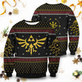 Divesart - Legende von Zelda Triforce Weihnachten Unisex Wollpullover - Weihnachtspullover