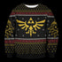 DivesArt - Legend of Zelda Triforce Jul Unisex Wool Sweater - Ugly Christmas Sweater