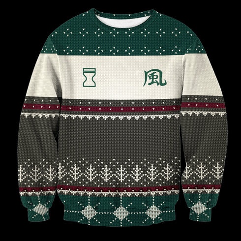 Divesart - Gepersonaliseerde Hidden Sand Kazekage Unisex Wool Sweater - Ugly Christmas Sweater