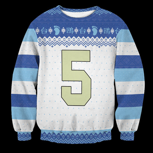 Personalized Kamomedai Christmas Unisex Wool Sweater