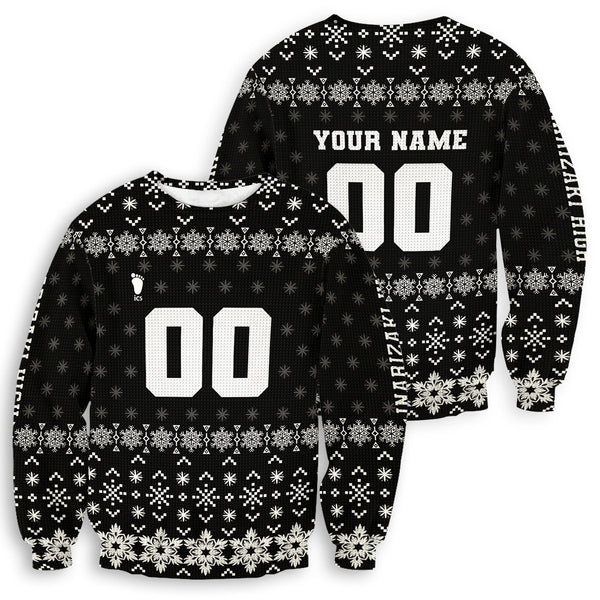 Divesart - Gepersonaliseerde Team Inarizaki Christmas Unisex Wool Sweater - Ugly Christmas Sweater