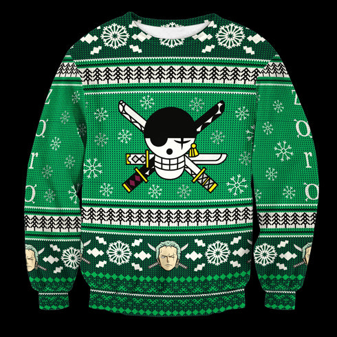 Pirate Zoro Unisex Wool Sweater