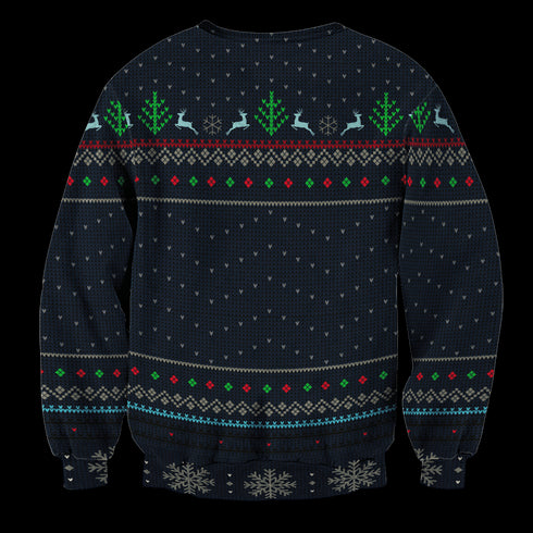 Schwifty Christmas Unisex Wool Sweater