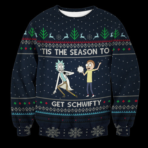 DiveSart - SCHWIFTY Christmas Unisexe Pull - Pull de Noël laid
