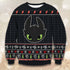 Divesart - Toothless Christmas Unisex Wool Sweater - Ugly Christmas Sweater