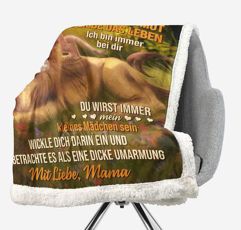 Divesart - Decke von Mutter zu Tochter - "Unermessliche Liebe"