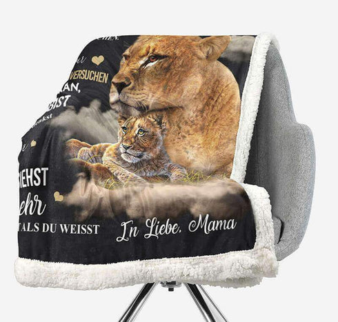 Divesart - Decke von Mutter zu Tochter - "Die Kraft der väterlichen Liebe"