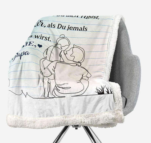 Divesart - Decke vom Vater an die Tochter - "Zärtliche Gefühle"