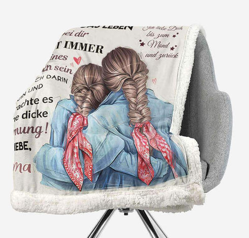 Divesart - Decke von Mutter zu Tochter - "Mutters Schönheit"