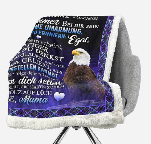 Divesart - Decke von Mutter zu Sohn - "Der Mut des Adlers"