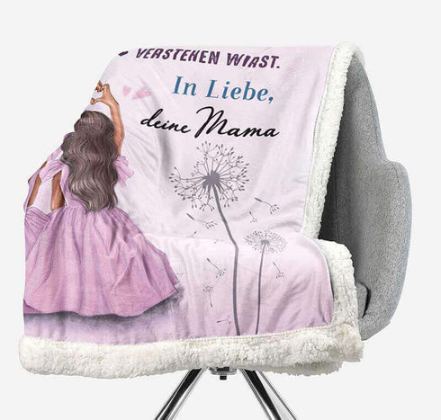 Divesart - Decke von Mutter zu Tochter - "Die Schönheit des Lebens"