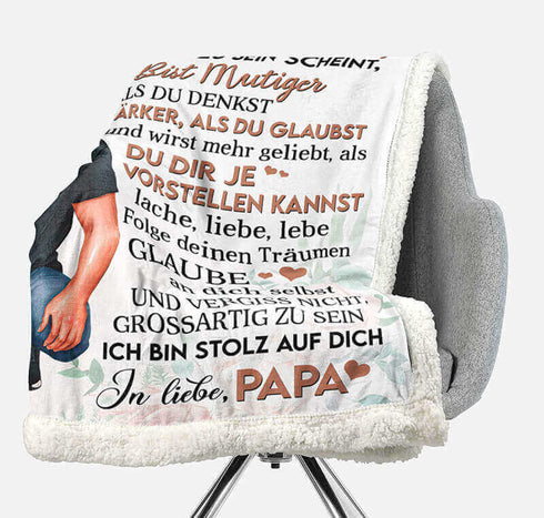 Divesart - Decke vom Vater an die Tochter - "Mein Sonnenschein"