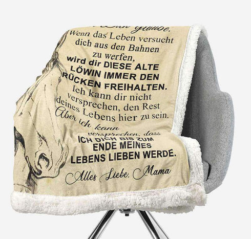 Divesart - Decke von Mutter zu Sohn - "Loyalität"