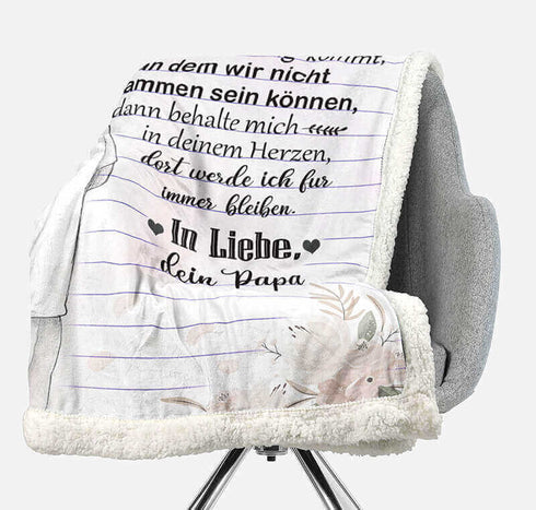 Divesart - Decke vom Vater an die Tochter - "Ein Hauch von Liebe"