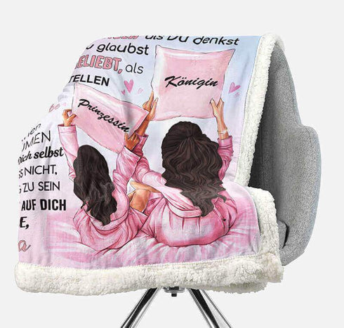 Divesart - Decke von Mutter zu Tochter - "Es macht immer Spaß mit dir"