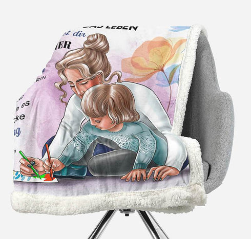 Divesart - Decke von Mutter zu Sohn - "Wunderbare Momente mit dir"