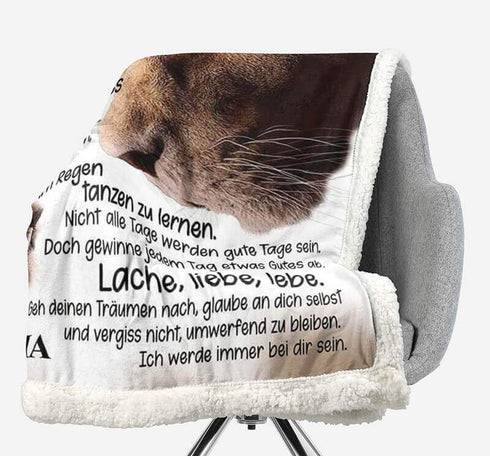 Divesart - Decke von Mutter zu Tochter - "Ich bin immer bei dir"