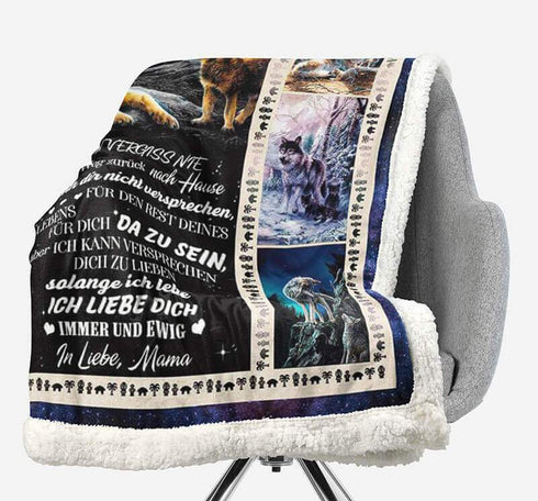 Divesart - Decke von Mutter zu Tochter - "Die Wärme der Liebe"