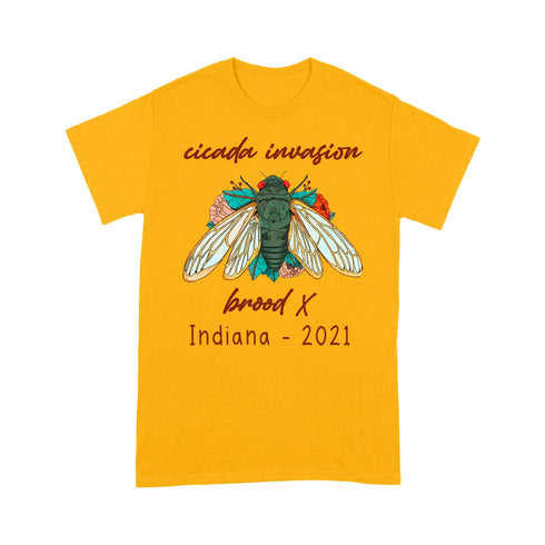 Divesart - Cicada Invasion brood X Indiana 2021 - Standard T-paita
