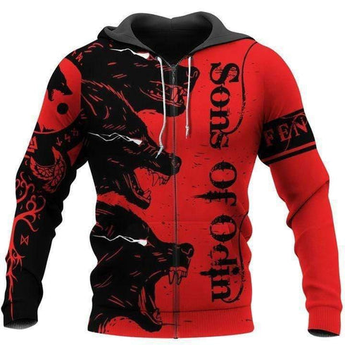 Hoodie Viking Blood Limited Edition 12 - OwlsGears - HOOD02NGA010921