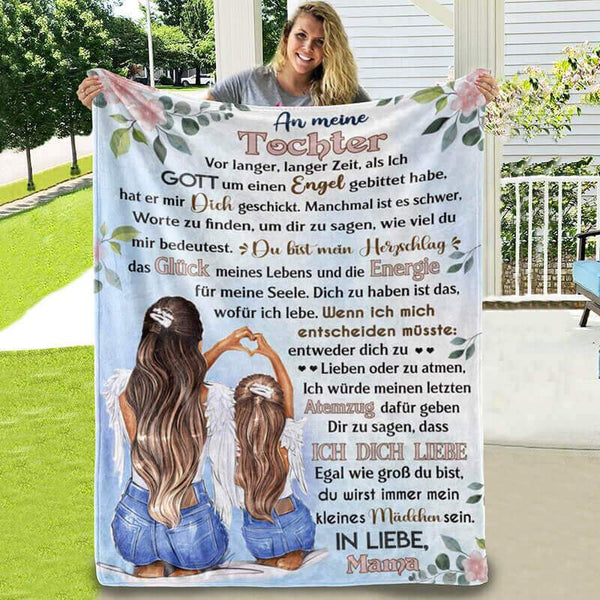 Divesart - Decke von Mutter zu Tochter - "Die Schönheit der Momente mit dir"
